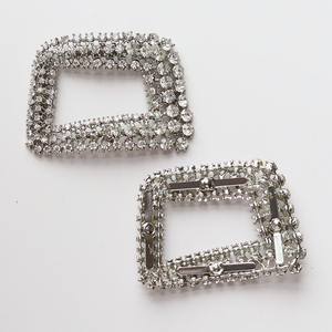 Vente en gros ornements en <span class=keywords><strong>verre</strong></span> coupe strass mariée accessoires de chaussures accessoires de décoration de chaussures - Product Image 3