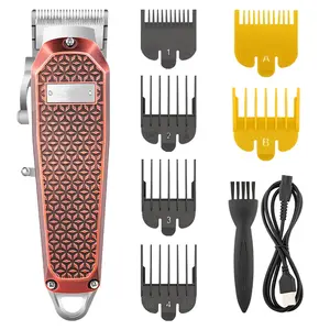 RTS Cordless Professional Hair Clippers for Men LCD Side Display Electric Hair Trimmer Clippers Barbers