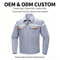 Veste de travail personnalisée avec logo pour hommes, printemps automne, manches longues, vêtements de travail réfléchissants de sécurité, uniforme pour l'usine et la construction