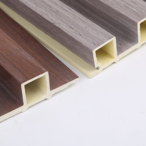 Panneau de bois imperméable moderne WPC panneau mural revêtement pour la décoration de la maison - Product Image 4