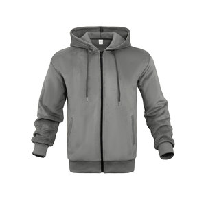 Sudadera con Capucha de Felpa Compuesta de Alta Calidad para Hombre, Mezcla de Algodón y Poliéster Ultra Suave, Cárdigan Informal Moderno - Product Image 1