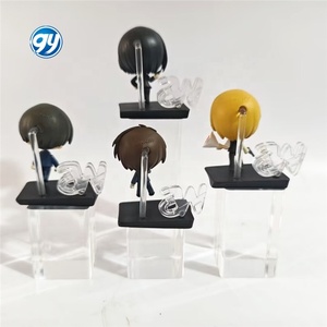 Attack on Titan vestido blanco negro Allen Levi Mikasa caja ciega figura Anime modelo juguete ornamento coleccionable - Product Image 4