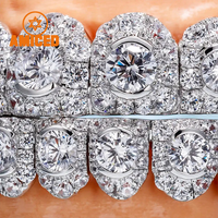 Ensemble de lune de miel Moissanite diamant Grillz pour les dents Vvs Moissanite Grills S925 mode Hip-Hop bijoux fins pour hommes femmes