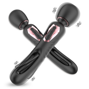 Rechargeable Silicone <b>Wand</b> Massager Intimate Wellness Device OEM Private Label Manufacturer - Product Image 5
