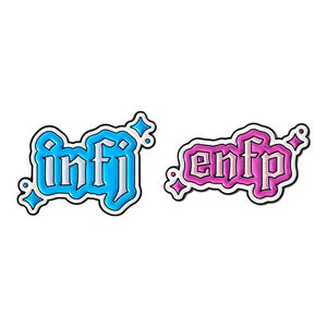 Spilla con Lettere delle Personalità MBTI, INFJ <span class=keywords><strong>ENFP</strong></span>, Pin Smaltato, Accessori Trendy in Stile Ins, Badge in Lega di Zinco - Product Image 5