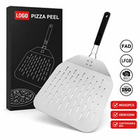 Pelle à pizza en acier inoxydable avec poignée pliable, pelle à pizza pour four, cuisine, transfert de gâteaux, retourne-pizza, spatule à pizza