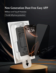 Ez App Chống Gián Đ<span class=keywords><strong>i</strong></span>ệp Tempered Glass Đầy Đủ Bìa Riêng Tư Đ<span class=keywords><strong>i</strong></span>ện Thoạ<span class=keywords><strong>i</strong></span> Di Động Bảo Vệ Màn Hình Cho <span class=keywords><strong>iPhone</strong></span> 16 15 14 13 12 11 Pro Max Cộng Vớ<span class=keywords><strong>i</strong></span> - Product Image 2