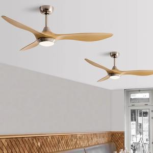 Directo de fábrica 6 velocidades alto CFM silencioso DC Motor moderno ventilador de techo con luces Control remoto, dormitorio sala de estar ventilador de techo - Product Image 4