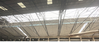 Isolation thermique, plaque de toiture creuse à double paroi en PVC de 10 mm, anti-âge, imperméable, matériau de toiture en plastique pour entrepôt, usine