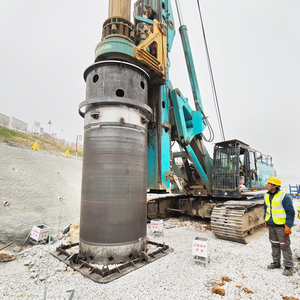 Tube de forage en acier forgé Q355B à double paroi LIMTA, conforme ISO9001, compatible avec Soilmec pour fondations de pieux forés - Product Image 5