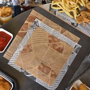 Custom Printing Food Grade Pe Coated Oil Water Proof Packaging Greaseproof Paper for Burgers Hot Dogs Fda Compliant - Product Image 3