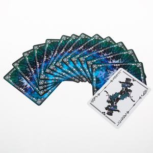 AYPC Bleu Or Estampage Bord Impression Espace Galaxie Retour Japon <span class=keywords><strong>Sexy</strong></span> Dessin Animé Fille Squelette Humain <span class=keywords><strong>Jeux</strong></span> Anime <span class=keywords><strong>Manga</strong></span> Poker Jeu de Cartes - Product Image 4