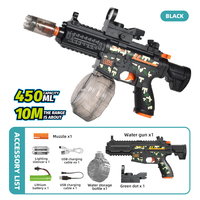 Pistolet à eau électrique M416 Scorpion, tir continu à grande vitesse, absorption automatique, pistolets à eau pour enfants et adultes, été, plastique