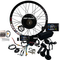 Contrôleur à onde sinusoïdale 48/52V72V2000W MTX 45A avec accélérateur, kits de conversion de moteur de moyeu arrière pour vélo électrique SW900 Color UKC1+