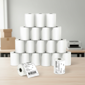 Étiquettes d'expédition adhésives imperméables et résistantes à la chaleur 4x6 Zebra, <span class=keywords><strong>livraison</strong></span> directe américaine gratuite, pour promotion et usage en épicerie - Product Image 2