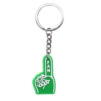 Cadeaux promotionnels de football Coupe du Monde 2026 Porte-clés personnalisé en acier inoxydable gaufré écologique avec mousqueton en PVC pour les fans