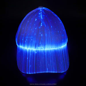 2020 neue produkte multicolor Glow in The Dark Party Leucht Hut Blinkende LED Optische Faser Hut für bar tanzen - Product Image 3