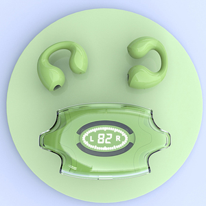 Trasparente a conduzione ossea <span class=keywords><strong>senza</strong></span> fili auricolare riduzione del rumore mani con polsini da palestra da corsa cuffie sportive - Product Image 5