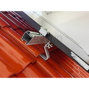 Rail de fixation solaire résistant au vent pour toiture en tuiles, rail en aluminium pour système de montage de panneaux solaires - Product Image 4