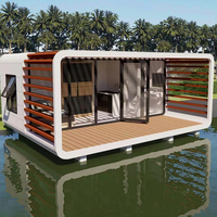 Direct Fabricant Luxe Eco E7 Modèle Apple Capsule-Maison Hôtel 2 Chambres Commerce Capsule Maison Maisons Espace Commercial Cabine