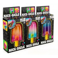 Jouet Squishy Popsicle, Jouet Anti-Stress Crème Glacée, Squishy Gelée Couleur Dégradée, Squishy Popsicle à Rebond Lent, Jouet Fidget Popsicle Personnalisé