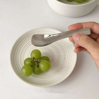 Cuillère en acier inoxydable 410 poli miroir couleur argent unie pour yaourt, crème glacée, riz à la coréenne, style occidental, avec logo personnalisé en soie