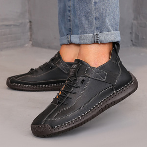<span class=keywords><strong>Scarpe</strong></span> Penny Boat da <span class=keywords><strong>Uomo</strong></span> in Pelle Traspirante, <span class=keywords><strong>Ortopediche</strong></span>, con Suola Piatta per Attività all'Aperto, Escursionismo e Camminata - Product Image 1