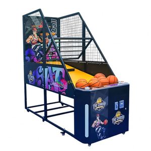 Máquina de Baloncesto Arcade Comercial de Venta Directa de Fábrica con Puntuación Electrónica, Idioma Inglés, 110V/220V, Color Personalizable - Product Image 1