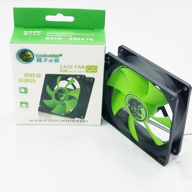 Coolwhist CPU Cooler Fan 92x92x25mm Computer Case PC CPU  Cooling Fan