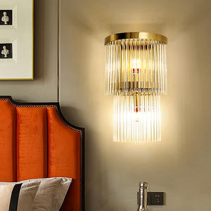 New Design Modern Creative Crystal Indoor Lighting <b>Light</b> <b>Bedside</b> Bedroom Luxury Bracket Crystal Led <b>Wall</b> Lamp - Product Image 3