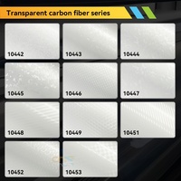 Film de covering transparent pour voiture, autocollants de carrosserie en fibre de carbone forgée, prix usine, vinyle de carrosserie en carbone forgé
