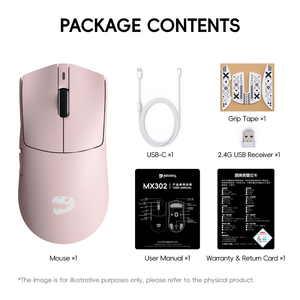 <span class=keywords><strong>Souris</strong></span> de jeu sans fil ultra-légère MLOONG MX302, taux de polling 1K, 24000 DPI, capteur 24K, <span class=keywords><strong>souris</strong></span> de jeu programmable - Product Image 2