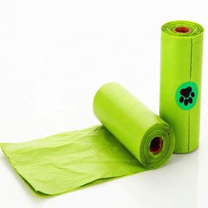 Biodegradable Eco Friendly Custom Private Label Portable 4 8 Rolls <b>Compost</b> Compostable Pet Dog Poop Waste <b>Bag</b> for Training - Product Image 6