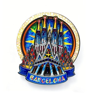 Imán <span class=keywords><strong>de</strong></span> nevera <span class=keywords><strong>de</strong></span> MDF <span class=keywords><strong>de</strong></span> recuerdo <span class=keywords><strong>de</strong></span> <span class=keywords><strong>Barcelona</strong></span>, España, troquelado 3D con lámina epoxi, imán giratorio <span class=keywords><strong>de</strong></span> <span class=keywords><strong>madera</strong></span> para refrigerador - Product Image 5