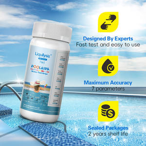 Bandelettes de <span class=keywords><strong>test</strong></span> d'eau 7 en 1 100 pièces/bouteille <span class=keywords><strong>Piscine</strong></span> et SPA - Product Image 5