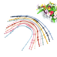 Nouvelle chaîne anti-perte en silicone, attache-sucette multifonctionnelle, cordon de sécurité pour prévenir la perte, sangle pour jouets, biberons et tasses pour bébés 3+