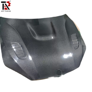 Pour <span class=keywords><strong>BMW</strong></span> X5 F15 / X6 F16 Capot en fibre de carbone de style <span class=keywords><strong>Hamann</strong></span> - Capot de performance en fibre de carbone véritable pour X5 X6 35i 50i M50d - Product Image 1