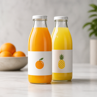 Machine de remplissage automatique économe en énergie pour jus de fruits, sauces, confitures, en bouteilles et sachets en plastique ou en verre, pour jus et purées