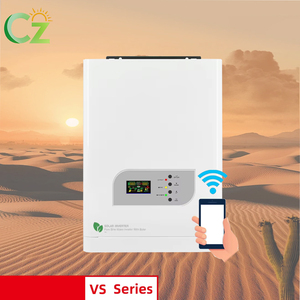 Changzhi 5KVA 5000W 24V/48V Inversor solar fuera de la red | Salida de onda sinusoidal pura | para sistema de energía solar doméstico y respaldo | Pantalla LCD - Product Image 1