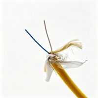 Kabel Apung ROV 2*0.2mm² Lapisan Ganda Selubung TPU Diperkuat LCP Tahan Tarik Tinggi untuk Robot Selam Survei Laut
