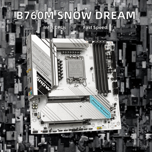 Placa base para juegos de escritorio de alto rendimiento Memoria de 128GB JGINYUE B760M Snow Dream WiFi/W LGA 1700 Socket - Product Image 4