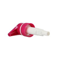 Pompe à lotion 28/410 33/410 à visser, noir mat, 4,0 cc 5,0 cc, ressort interne, couleur personnalisée pour savon et shampoing