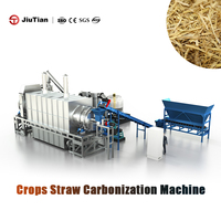 Réacteur de carbonisation industriel continu pour pailles de coton et de riz, machine de production de coke à partir de déchets agricoles