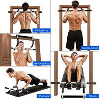 Barre de musculation en acier inoxydable pour exercices de traction - Équipement de gym portable avec une capacité de 20 kg