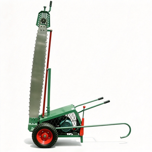 Déchiqueteuse de bois mobile, machine de coupe transversale portable pour bûches, machine de découpe de bois à haute efficacité pour la coupe de sections de bois en entrepôt forestier - Product Image 1