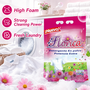 Polvo de Lavado con Perfume Floral, Máquina para Hacer Detergente en Polvo de Alta Espuma, Detergente en Polvo - Product Image 2