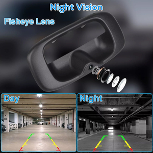 شاشة رؤية خلفية للسيارة iPostor بوصة مع دعامة No1 مقبض باب خلفي OEM طقم كاميرا احتياطية لشيفروليه سيلفرادو/GMC سييرا - Product Image 2