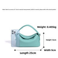Bolsos de Cuero Genuino de Nueva Tendencia 2026 para Mujer, Diseño Novedoso, Bolso de Hombro Cruzado de Piel Vacuna Suave, Logotipo Personalizado