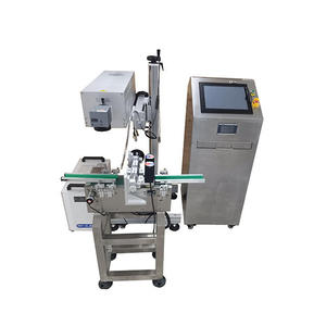 Machine de marquage laser volante automatique BMG UV de haute qualité, type portique, refroidissement par eau, haute sécurité, compatible DXF/BMP/AI pour bouteilles PET - Product Image 4