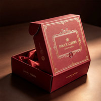 Boîte d'expédition en carton ondulé pliable multi-usages personnalisée pour vêtements, bijoux, cosmétiques, emballages mixtes